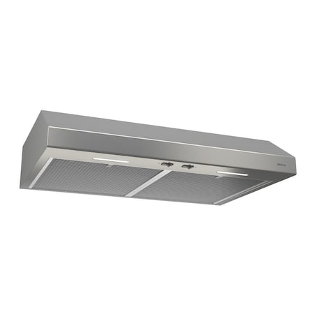 Broan-Nutone Broan 36-Inch Stainless Steel Range Hood with 300 Max Blower CFM and ENERGY STAR Certification BCSEK136SS